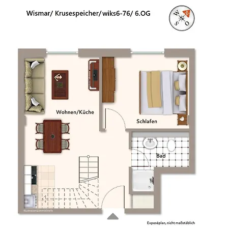 Krusespeicher Krusespeicher 6-76 Apartament